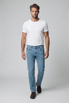 1660-6818-90 light weight mid-low waist jean