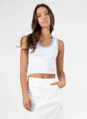 CEBT1014 bamboo ribbed crop top deep scoop neck tank CEBT1014 bamboo ribbed crop top deep scoop neck tank