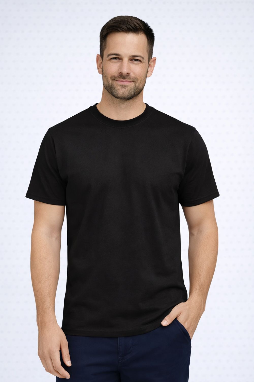 NOOS1000 basic crew neck jeresey t-shirt