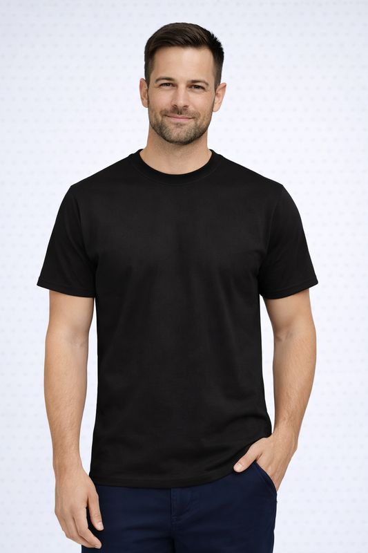 NOOS1000 basic crew neck jeresey t-shirt