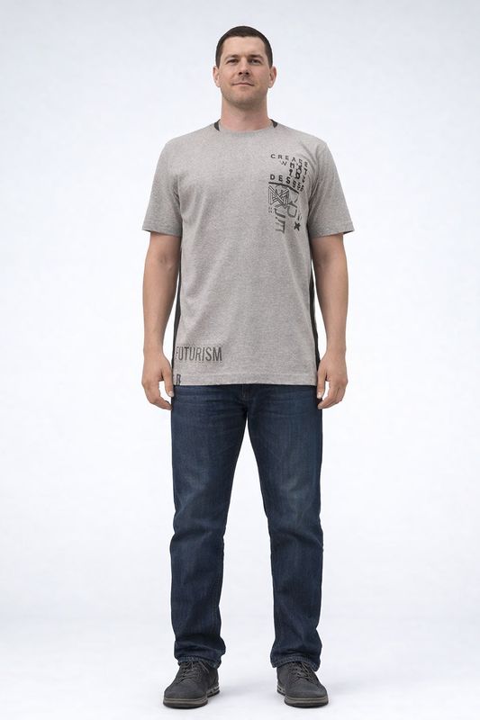 142743G s/s printed T-shirt