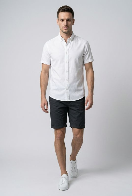 7265050 mens stretch recycled microfiber shorts