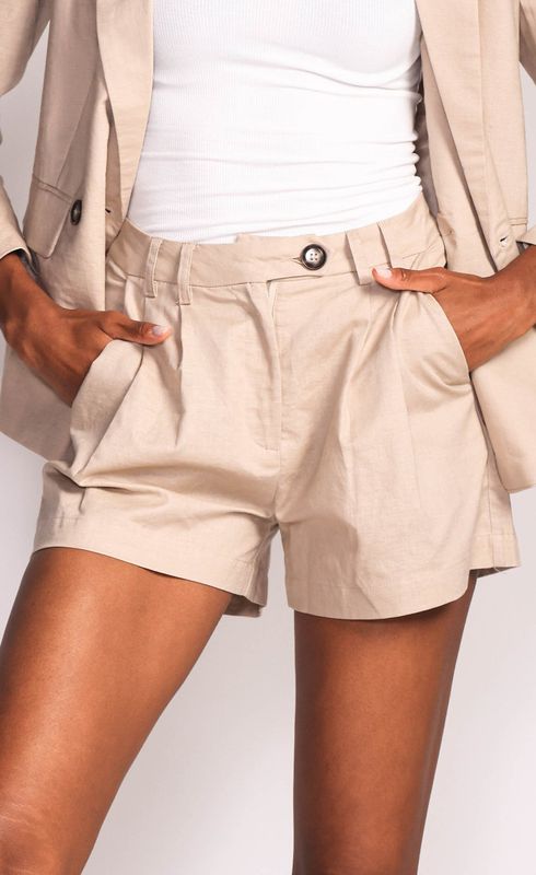 SH-230526BEI Primrose shorts