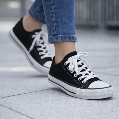 2245196B ladies canvas casual sneaker