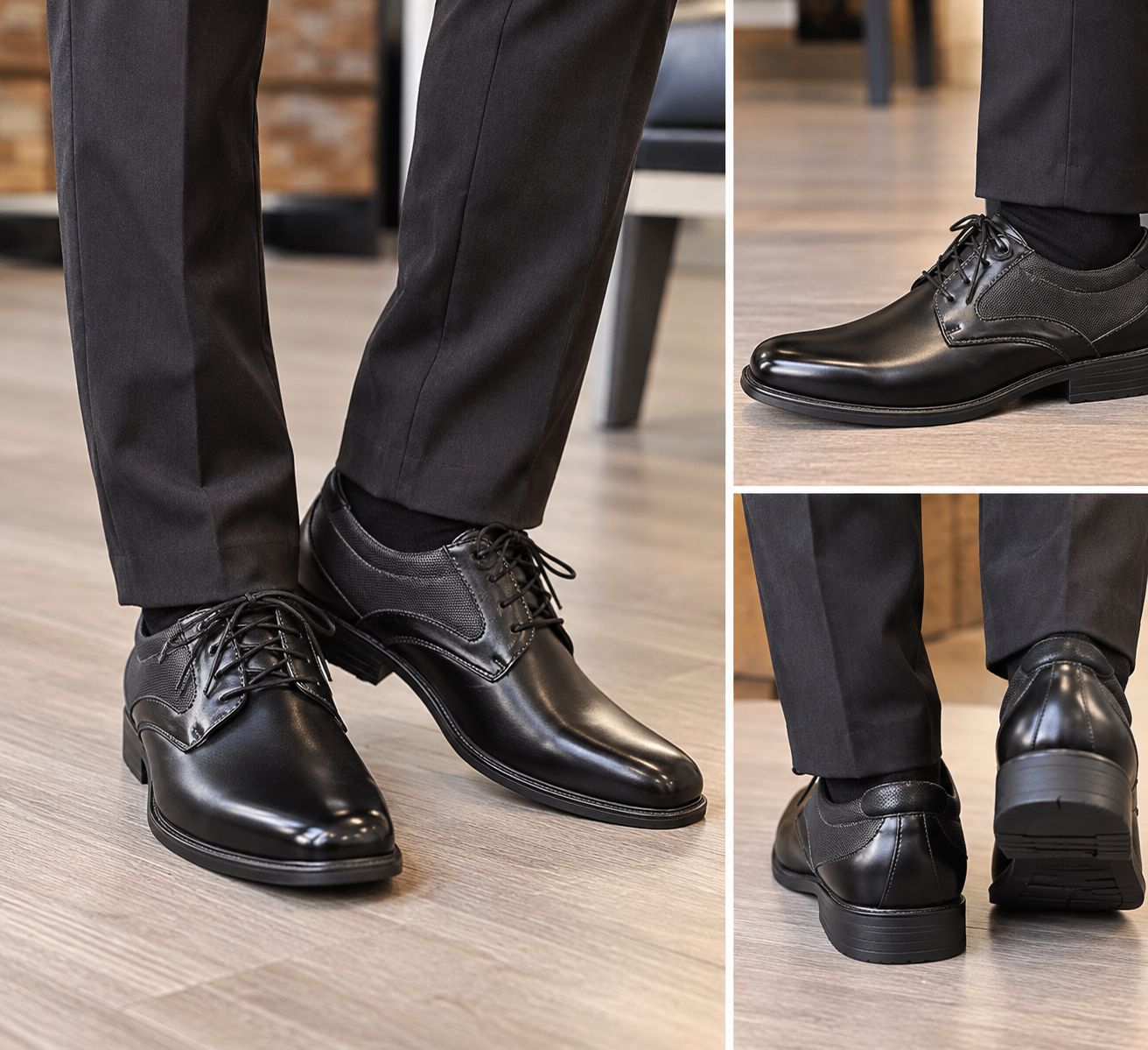 2233485 mens lace up shoe blk 8