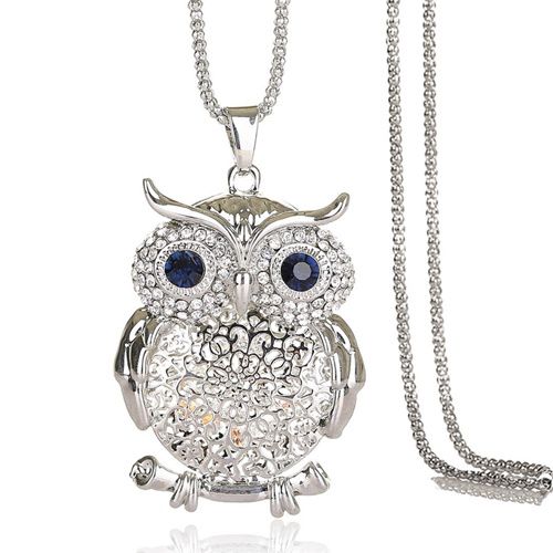 NL050-A9919-S owl necklace