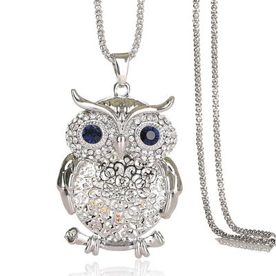 NL050-A9919-S owl necklace