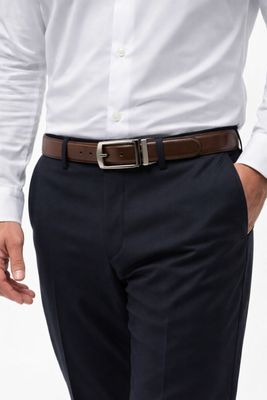 B75648 Men's leather belt