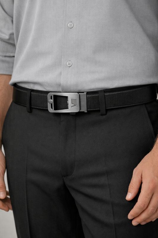 B75649 Men's leather belt