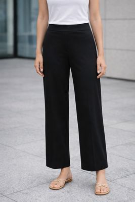 8366051 Wide leg stretch dress pant w/pockets