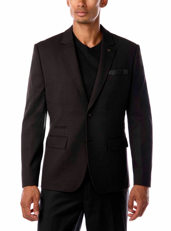 542201 Men's stretch button blazer suit jacket