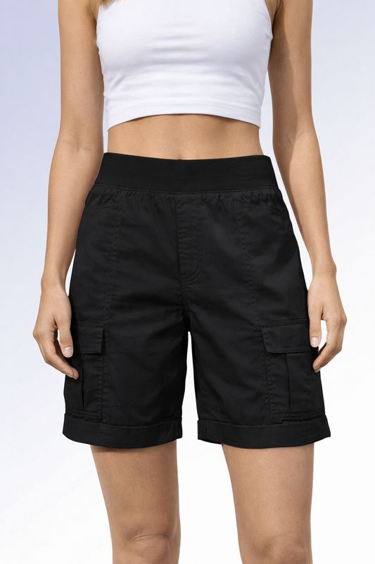 8465002 Poplin pull on bermuda short