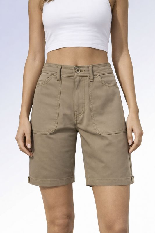 8465008 Stretch bermuda shorts w/pockets