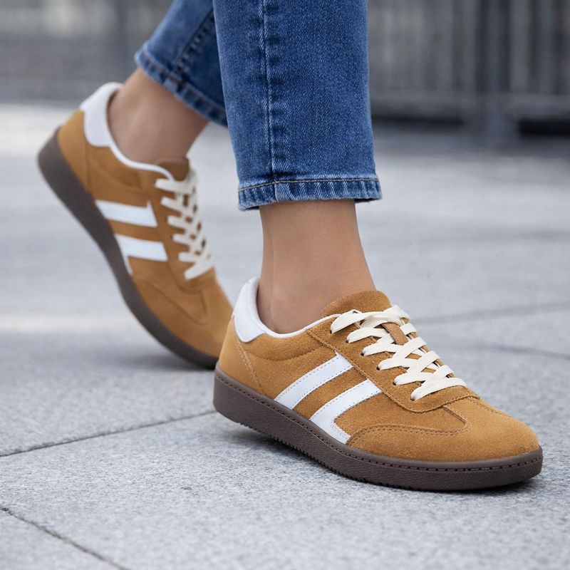 2255218L Ladies casual lace sneaker