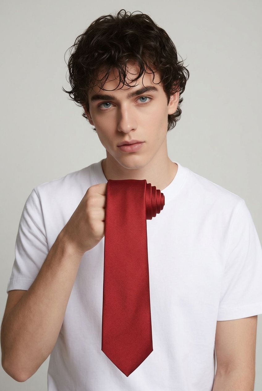 B75101 Men's solid tie