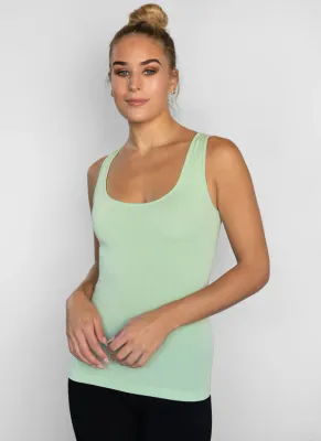 CEBT1113 Bamboo stretch fitted tank