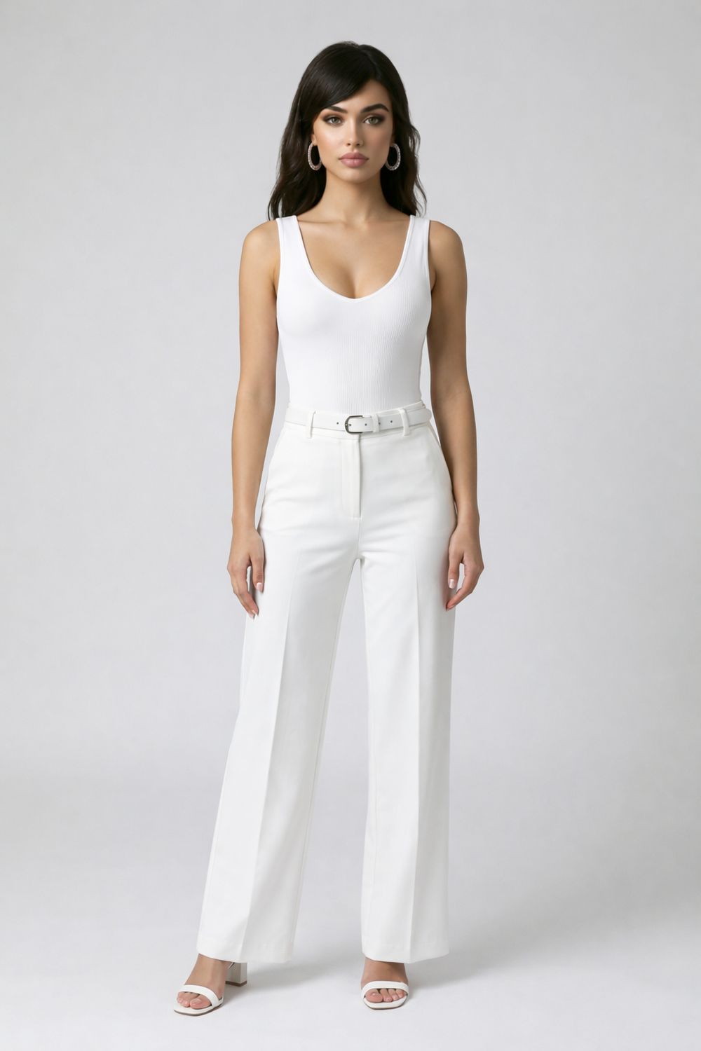 CEBS1202 Ladies Bamboo sleeveless body suit