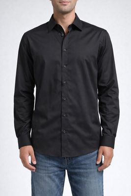 B11111 Men's long sleeve button shirt