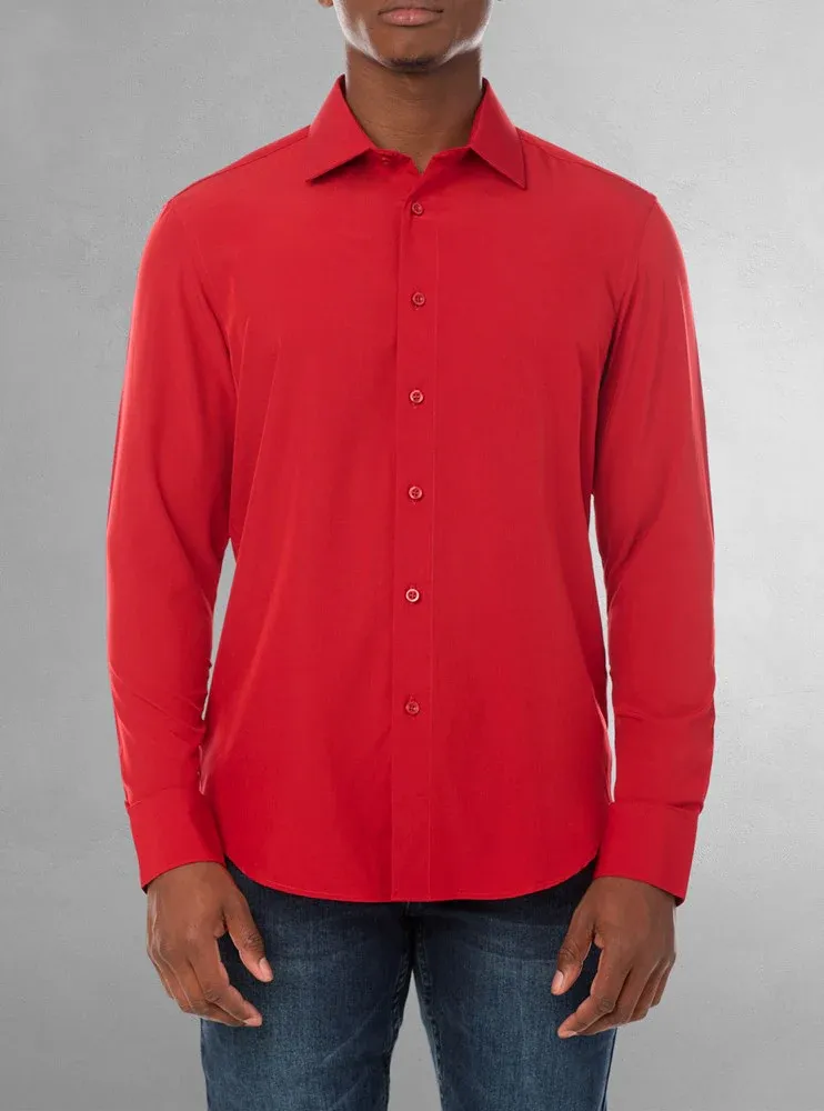 B11111 Men's long sleeve button shirt