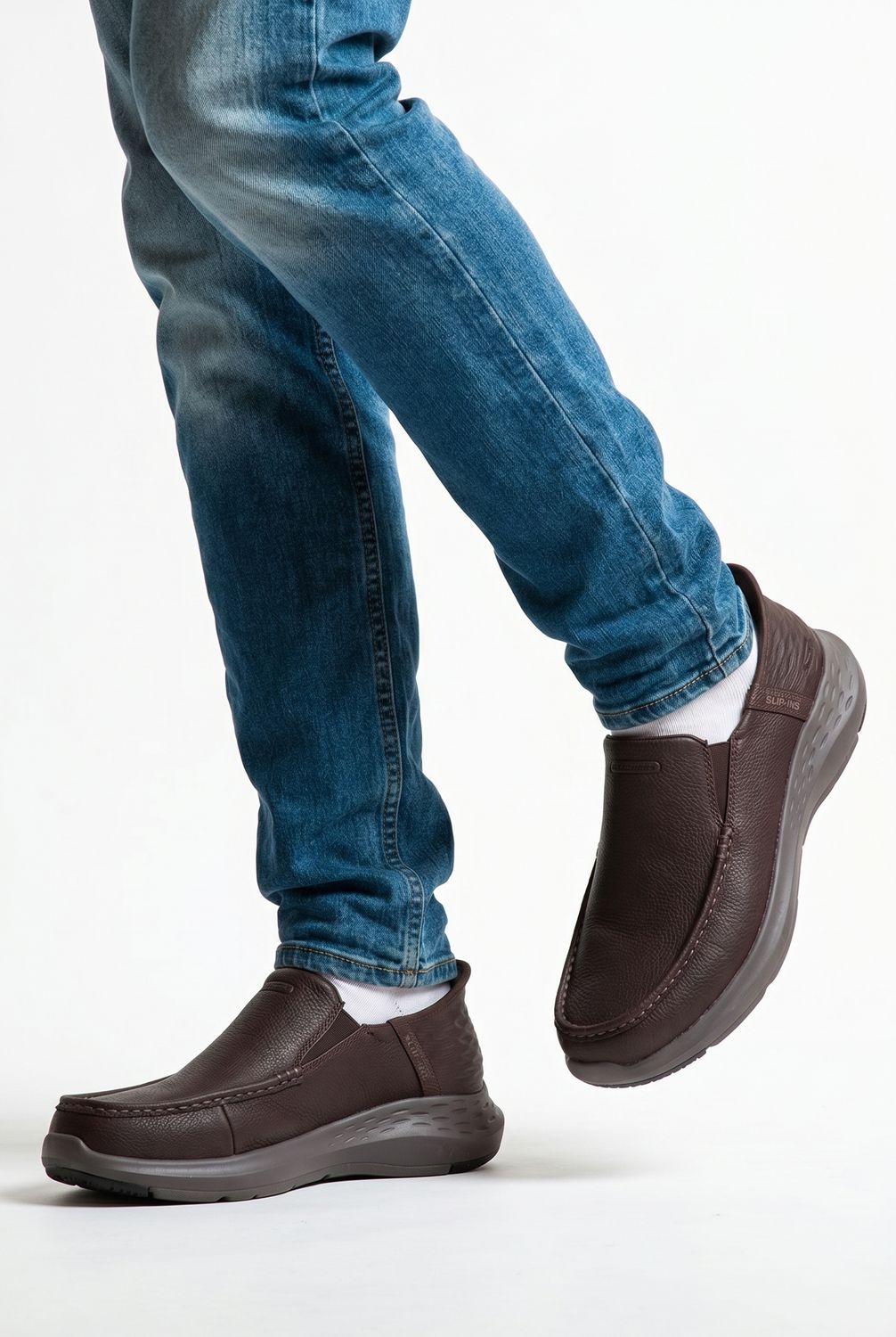 204866 mens slip in air cooled memory foam shoe