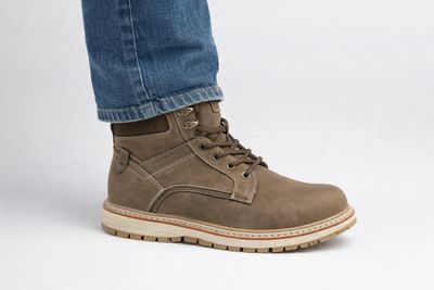 2148012M Short fur lined lace winter boot w/inside zip