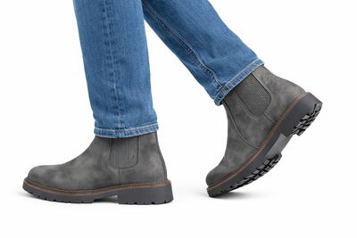 2157337 short boot w/inside zip and stretch gore 