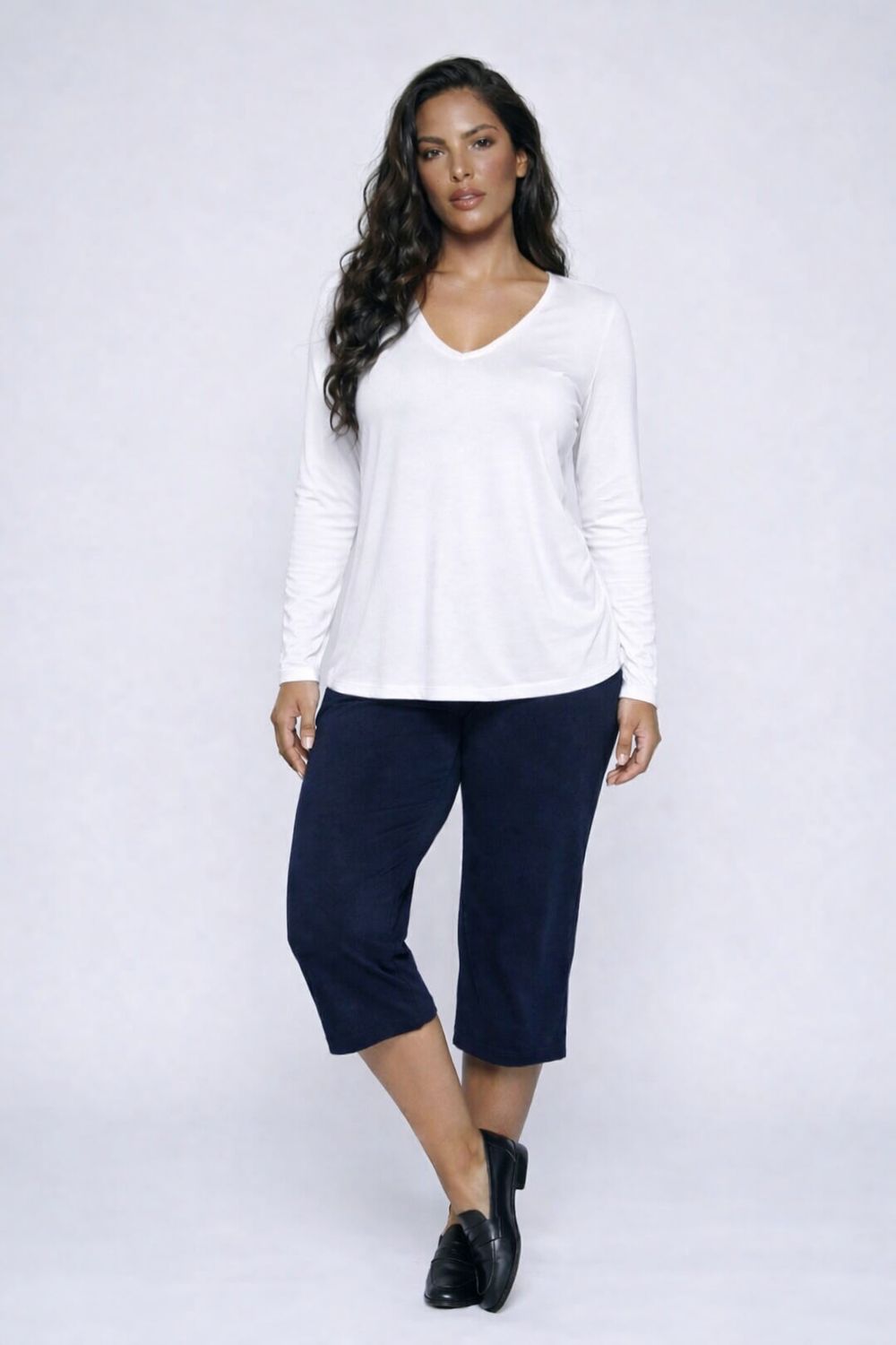 9055P Pull on petite pant w/pockets