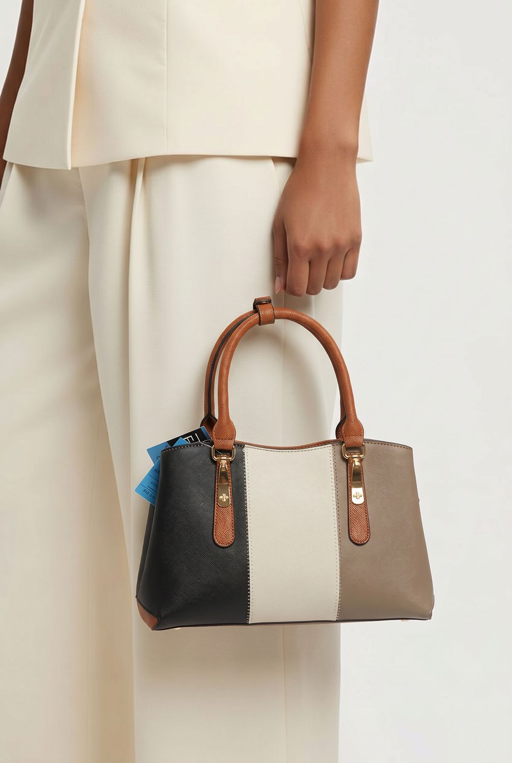 HB20810AB  4 in 1 purse (tote, crossbody, change purse and cardholder)