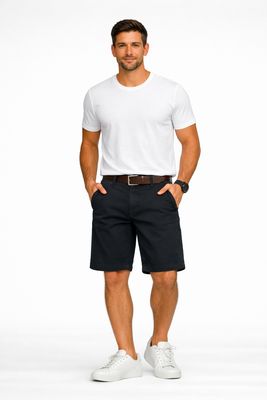 7665506 super flex solid bermuda short w/10 inch inseam