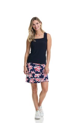 CJ2 layered print skort