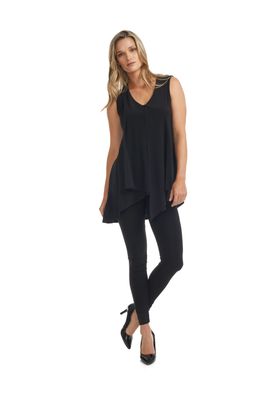 T25506 ladies sleeveless v-neck tunic