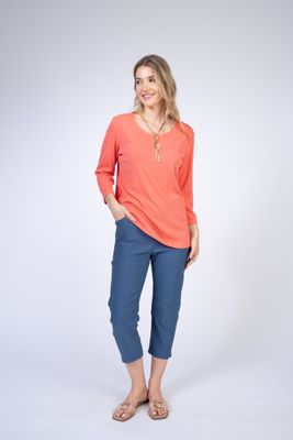 VC4000 Stretch pull-on capri with pockets