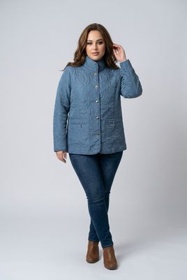 AM639 Reversible quilted look jacket with pockets
