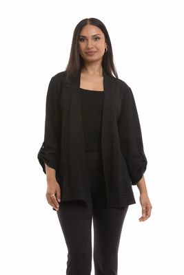 NL-84208 Ladies 3/4 sleeve open cardigan cover up