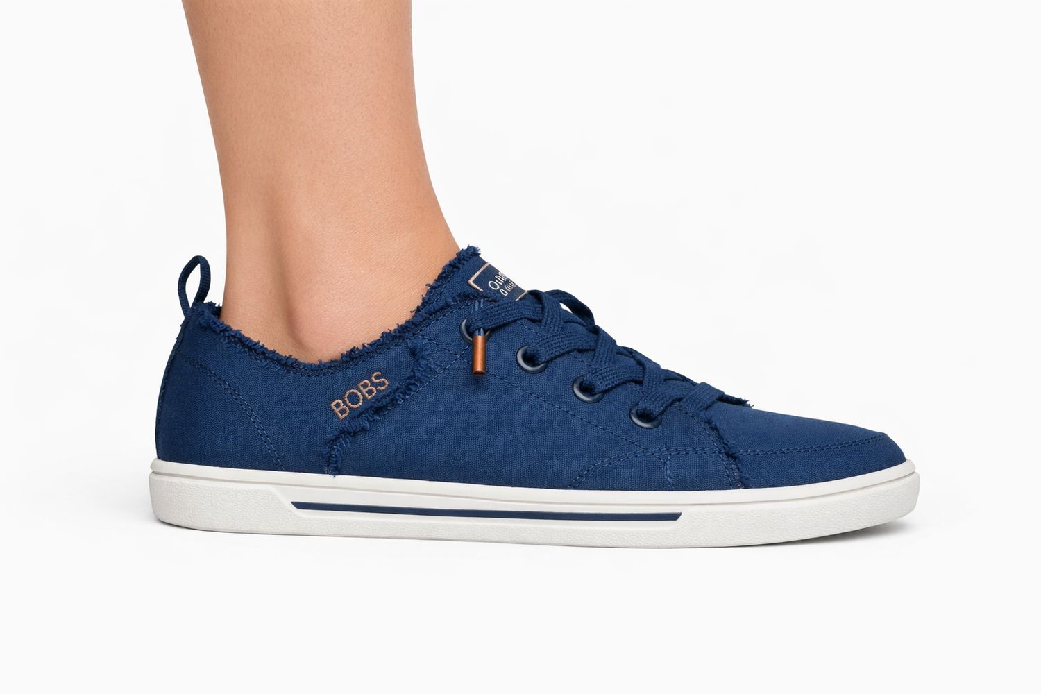 114150/NVY Memory foam vegan sneaker