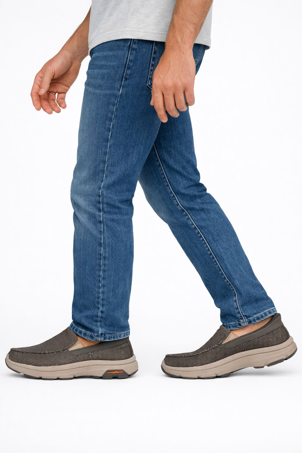 205451 Memory foam hands free slip ins men's shoe