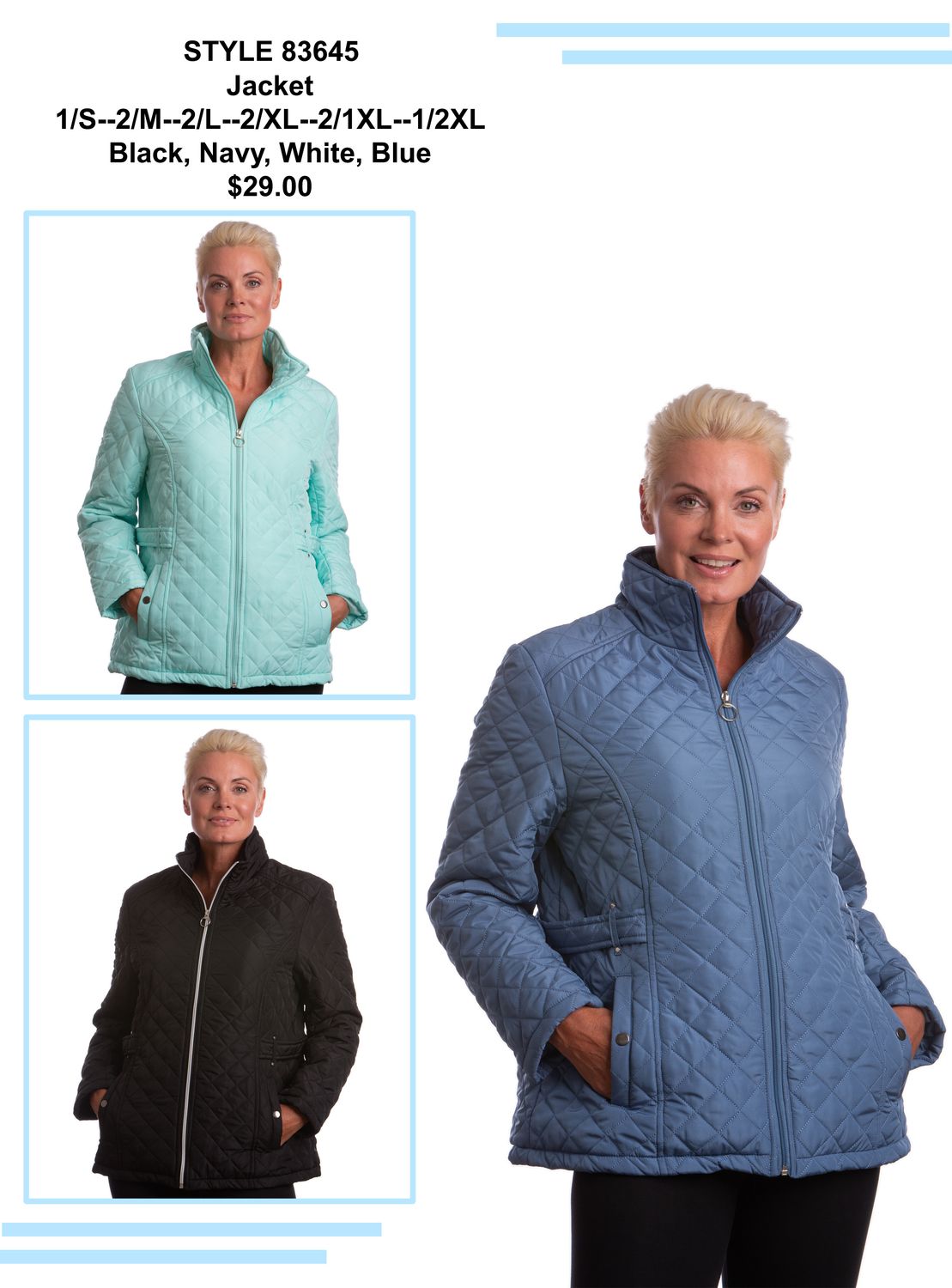 NL-83645 Quilted jacket with pockets