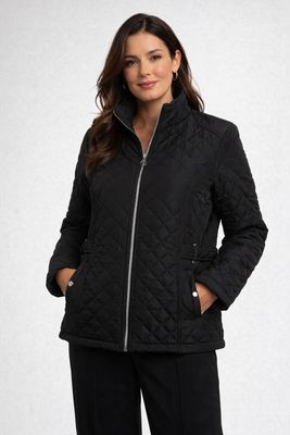 NL-83645 Quilted jacket with pockets NL-83645 Quilted jacket with pockets