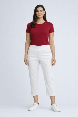 8666051 Pull-on stretch capri