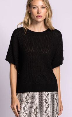 SW-2614BK Short sleeve knit Gerda sweater
