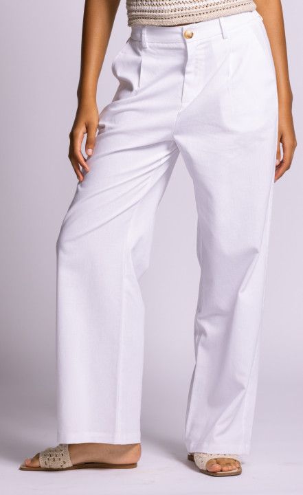 PA-90203S26W Wide leg dress pant with pockets