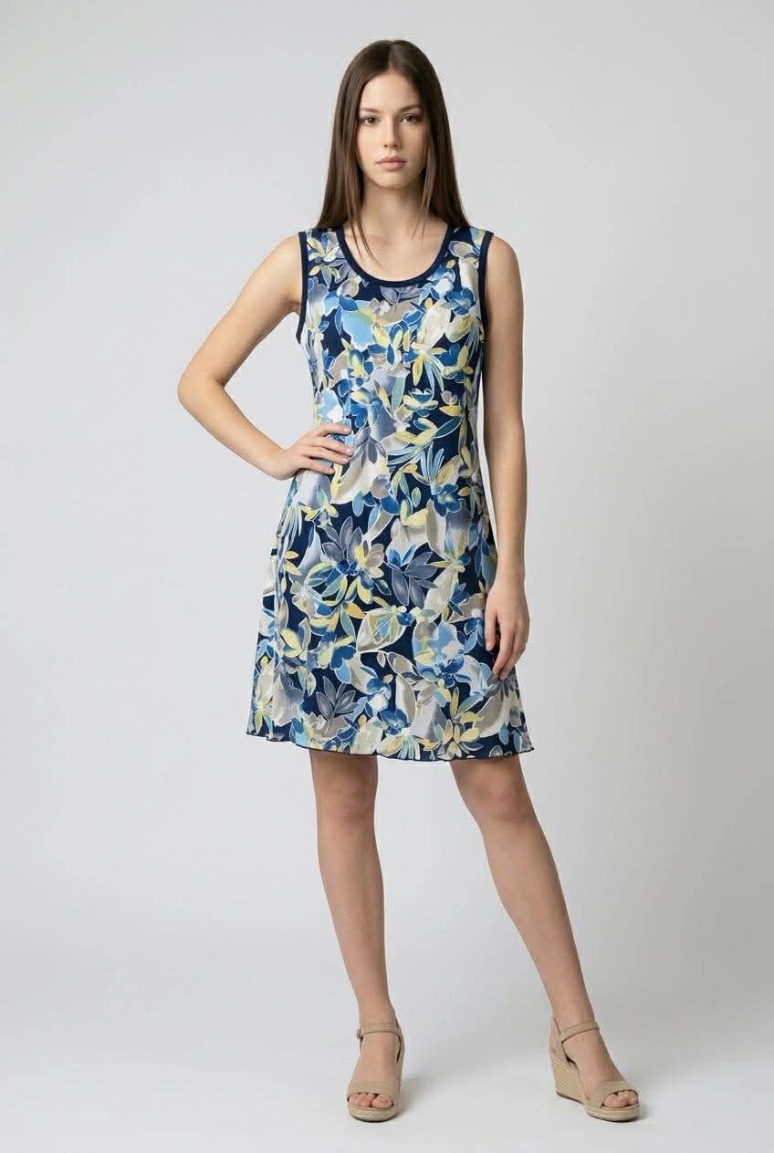 501 Sleeveless floral print sundress