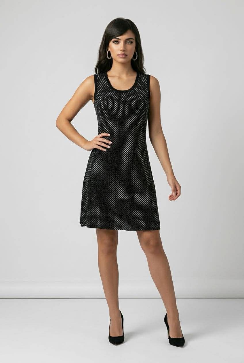 501 Sleeveless dot print sundress