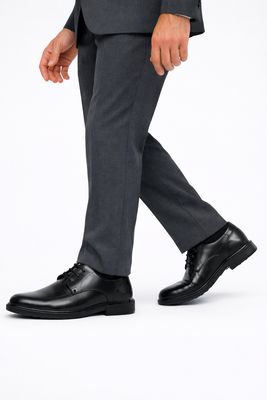 2133485 Lace up wide fit men's dress shoe