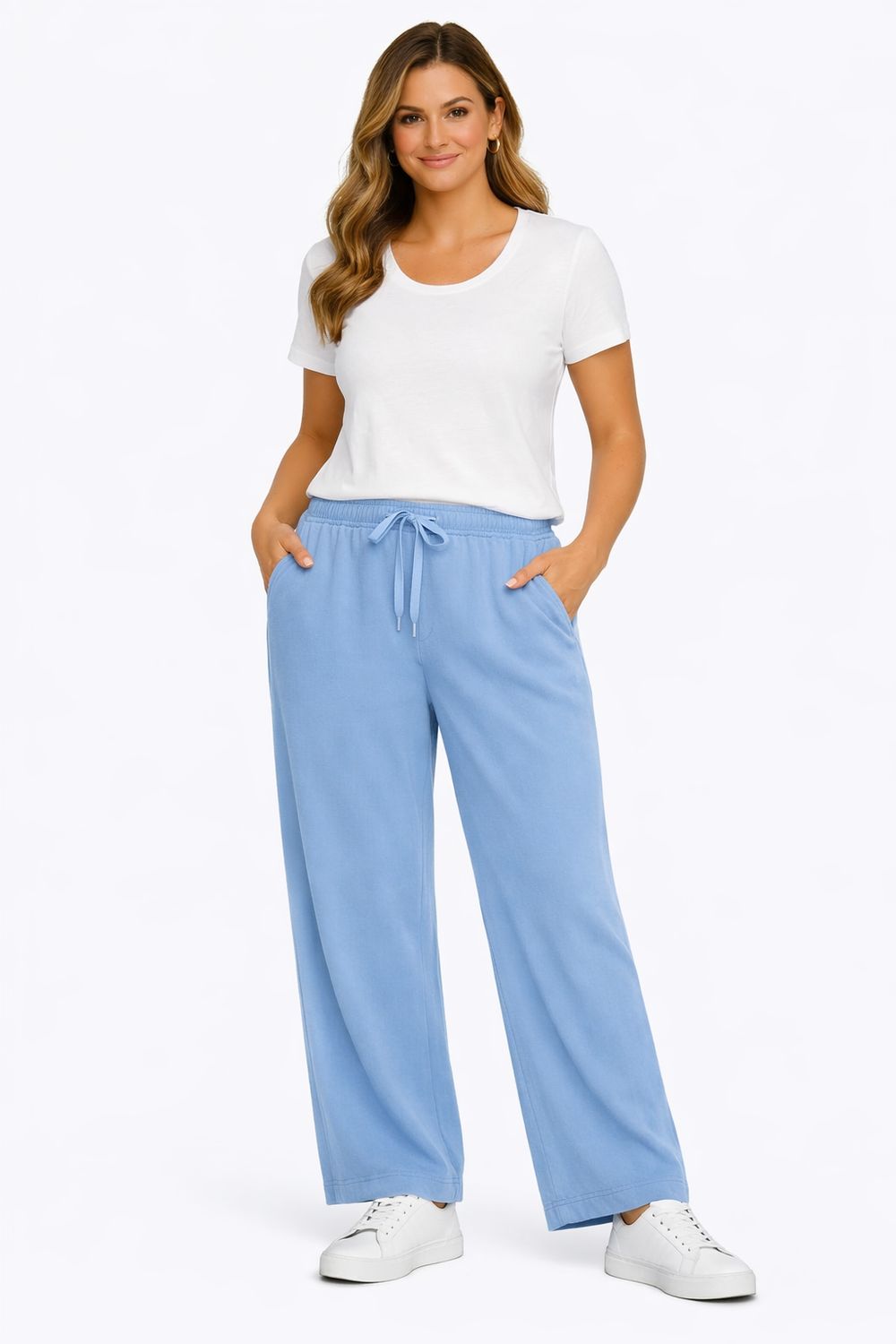 51000 Pull on tencil pant with elastic waist and pockets