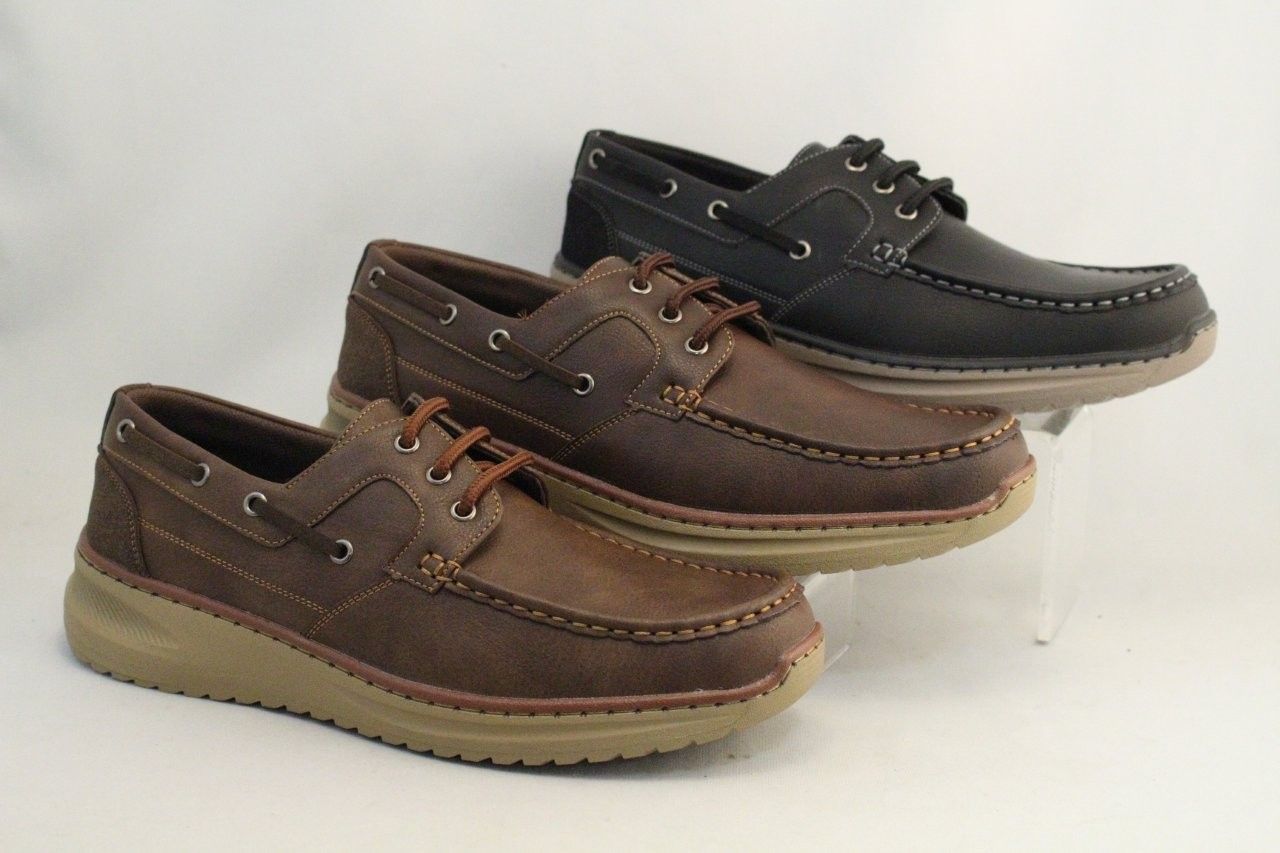 2263478 Men's lace up loafer boat deck shoe
