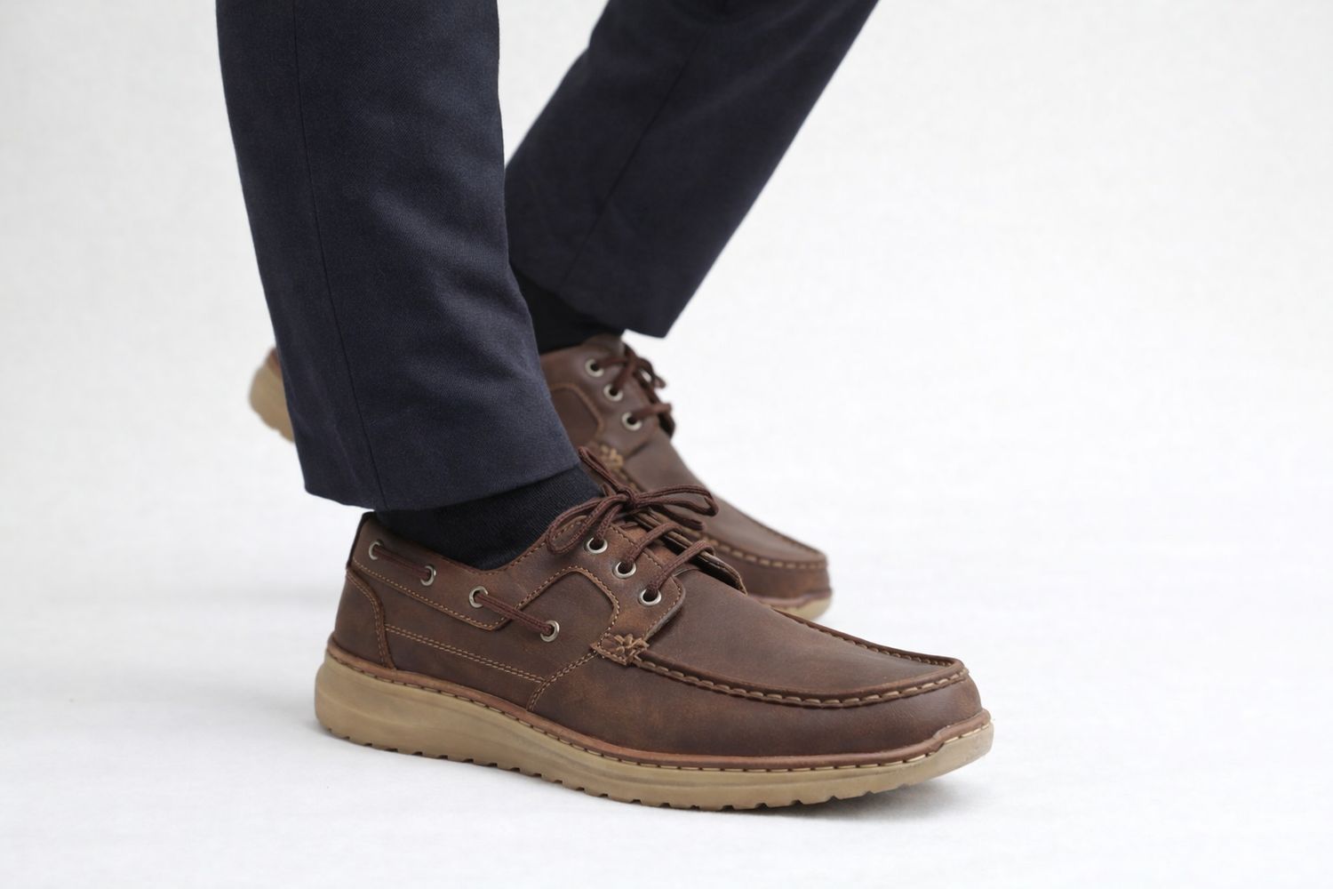 2263478 Men's lace up loafer boat deck shoe