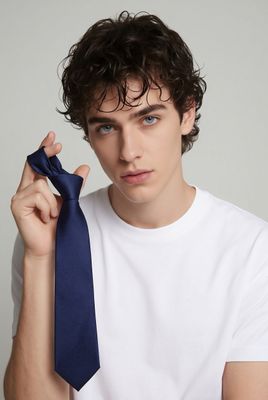 B75101 Men's solid tie