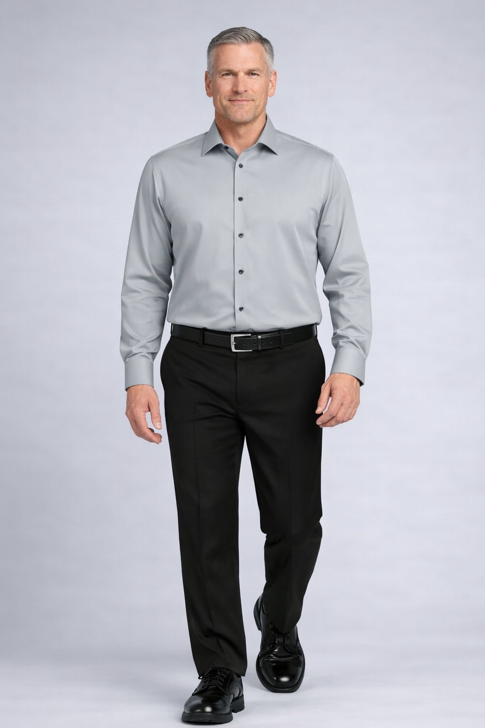 121689 Men's long sleeve button shirt