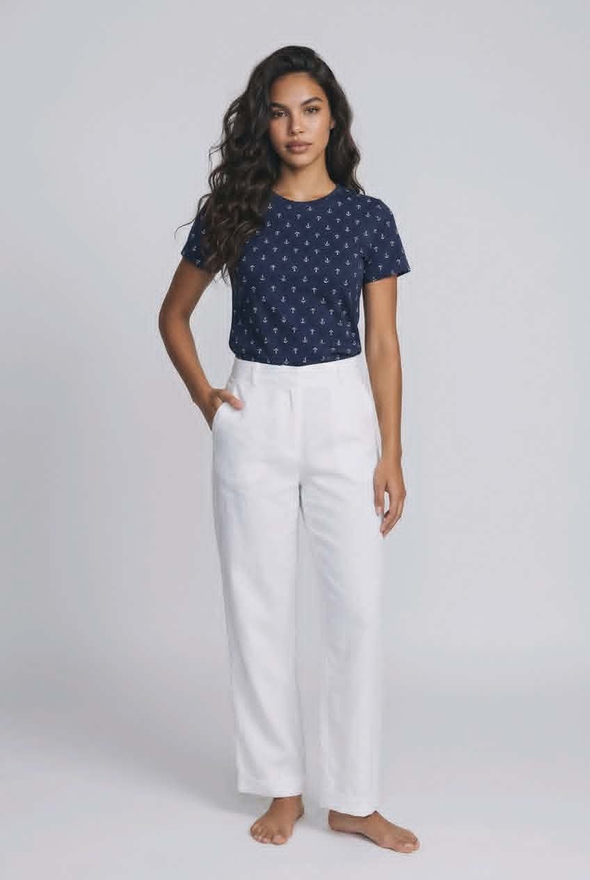 95284# Anchor print S/S t-shirt
